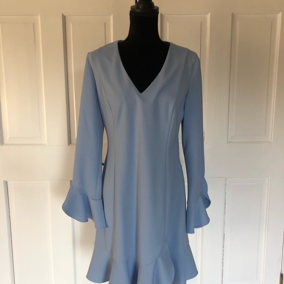 EASTER SPECIAL! Donna Morgan Ruffle Hem Dress - Picture 6 of 8